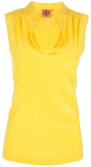 Tory Burch Stephanie sleeveless top yellow.jpg